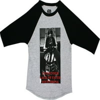 Csillagok háborúja Darth Vader a hit hiánya Junior 3 4. ujjú ing, kicsi