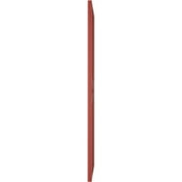 Ekena Millwork 18 W 33 H True Fit PVC Cedar Park Rögzített redőnyök, borsvörös