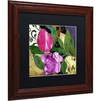 Védjegy Képzőművészet Glassberry III Canvas Art by Color Bakery Black Matte, Wood Frame