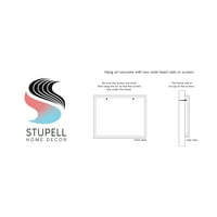 Stupell Industries Designer logo Red Nail Polish kávéscsésze keretes falművészet, 30, tervez: Ziwei Li