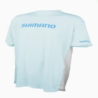 Shimano Fishing Shimano Rövid ujjú Tech póló-Articblu, XL [ATEEVAPSSXLBL]