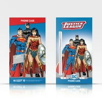 Head Case Designs hivatalosan engedélyezett Superman DC Comics logók Túlméretezett bőr könyv pénztárca tok fedél kompatibilis
