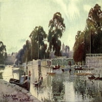 Oxford River & uszályok Plakát nyomtatás William Matthison