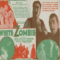Fehér zombi film poszter nyomtatás-tétel MOVCJ8796