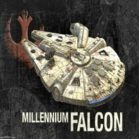 Csillagok Háborúja: Saga-Millennium Falcon Falplakát, 14.725 22.375