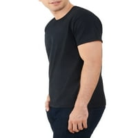 A szövőszék gyümölcse a férfiak kettős védelmi UPF rövid ujjúszemélyzetének pólója, csomag, méret S-4XL