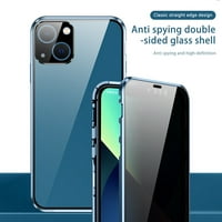 Lomubue telefon tok mágneses anti-peeping teljes lefedettség kétoldalas nagy tisztaságú képernyővédő Edzett üveg nagy