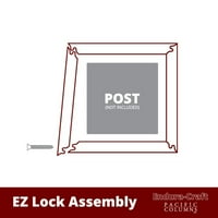 Ekena Millwork 10 alsó szélesség 6 felső szélesség 8'h kézműves klasszikus négyzet alakú kúpos, sima PVC oszlopkészlet,