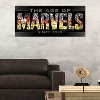 Marvel Comics-Marvel 80. évfordulója - Age of Marvels fali poszter, 22.375 34
