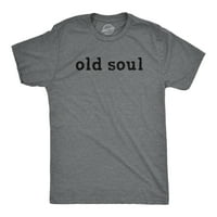 Férfi régi lélek póló Vicces hűvös Retro hagyományos bölcs póló srácoknak-XL grafikus pólók