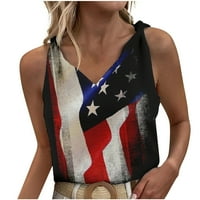 Hazafias Midi ruhák hazafias Midi ruhák nyári divat zászló alkalmi rövid ujjú zsebekkel Kerek nyakú laza ruha amerikai