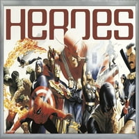 Marvel Comics-Marvel 80. évfordulója-hősök fali poszter, 22.375 34