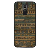Deco-Egyptian-Art-telefon tok LG K a nők férfi ajándékok, Puha szilikon Stílus Ütésálló-Deco-egyiptomi-Art-tok LG K40