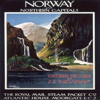 Poszter Reklám Norvégia Keresztül Royal Mail Poszter Nyomtatás Mary Evans Picture Libraryonslow Auctions Limited