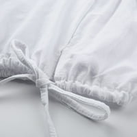 iOPQO fehér ruha női plusz méretű Napi Alkalmi nyitott váll Vintage Laza Boho Maxi ruha hosszú ujjú ruha nőknek