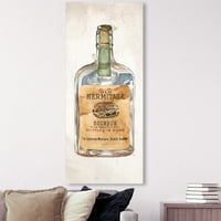 Wynwood Studio 'Old Hermitage' italok és szeszes italok Wall Art vászon nyomtatás - barna, barna, 20 30