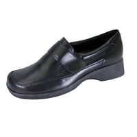 Órás kényelem Gail széles szélességű kényelmi cipő munka és alkalmi öltözék fekete 10