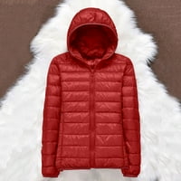 wofeydo női téli kabátok, Női meleg könnyű kabát kapucnis szélálló téli kabát újrahasznosított szigeteléssel téli vékony