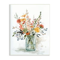 Stupell Industries meleg nyári rét virágcsokor csendélet festmény, 19, Carol Robinson tervezése