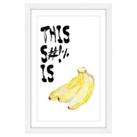 Marmont Hill banán Diana Alcala keretes festmény nyomtatás
