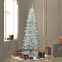 Vickerman 6 ' Szikrázó Fehér Lucfenyő Ceruza Mesterséges Karácsonyfa, Kivilágítatlan